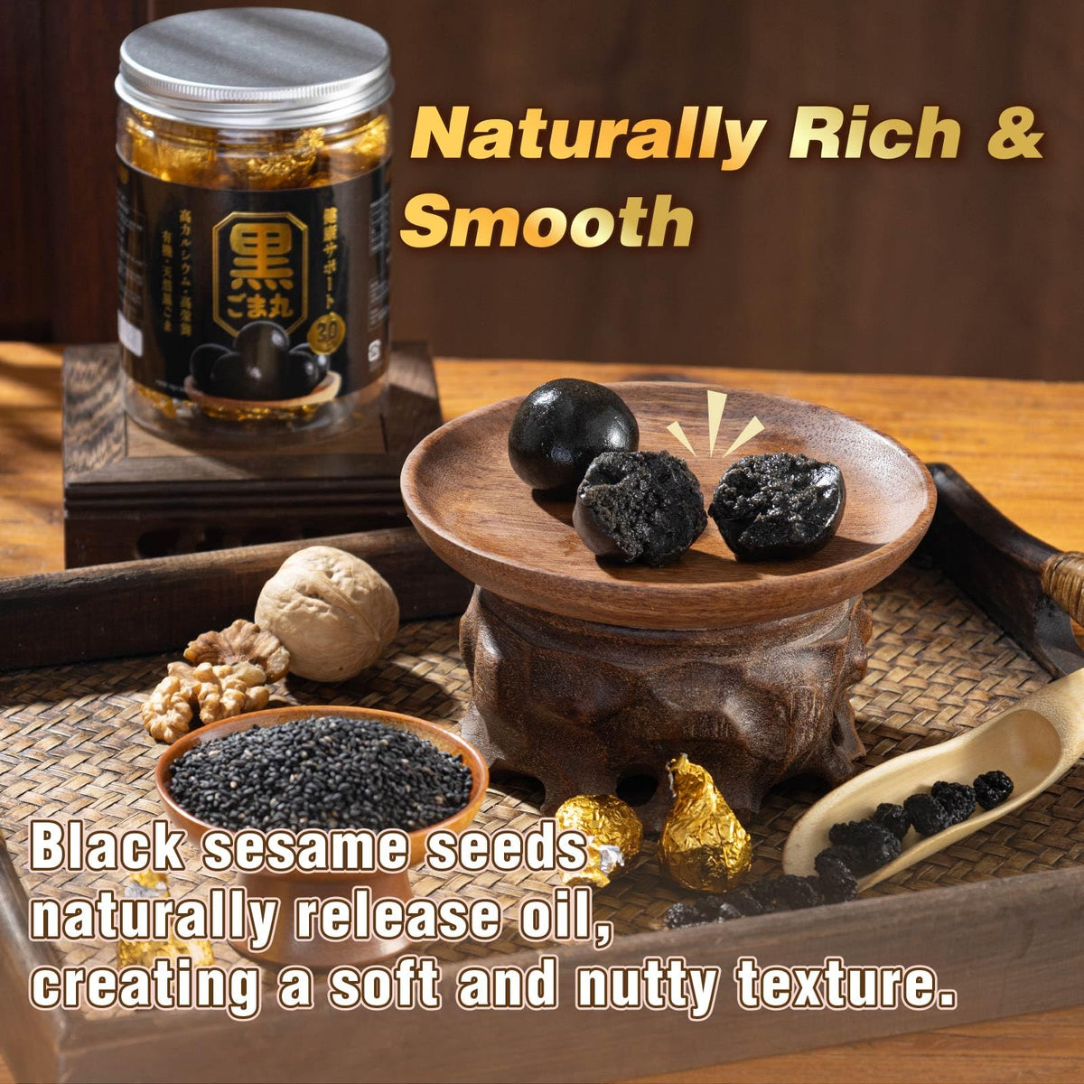 LIVEEN ingredients eight-natural blend showcased in an ingredients image.