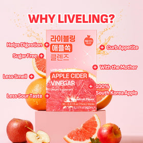 Liveling 3-in-1 Shot Grapefruit Pack offering versatile flavor, zero sugar