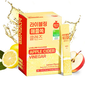 Liveling Apple Cider Vinegar Stick Lemon Pack for on-the-go flavor.