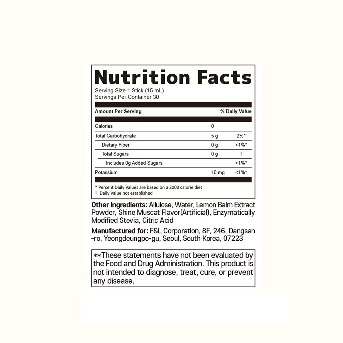 LIVELING Daily citrus blend stick, a diet-friendly refreshment option