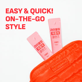 Liveling On-the-Go Stick Packs shown for portable wellness and convenience