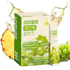 LIVELING Pineapple Cider Vinegar Stick on a portable on-the-go setup, low-calorie option
