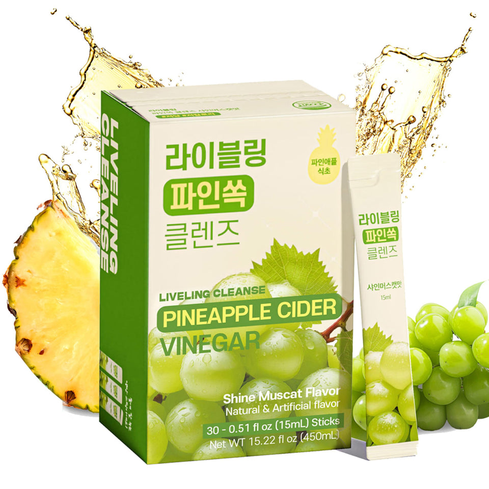 LIVELING Pineapple Cider Vinegar Stick on a portable on-the-go setup, low-calorie option