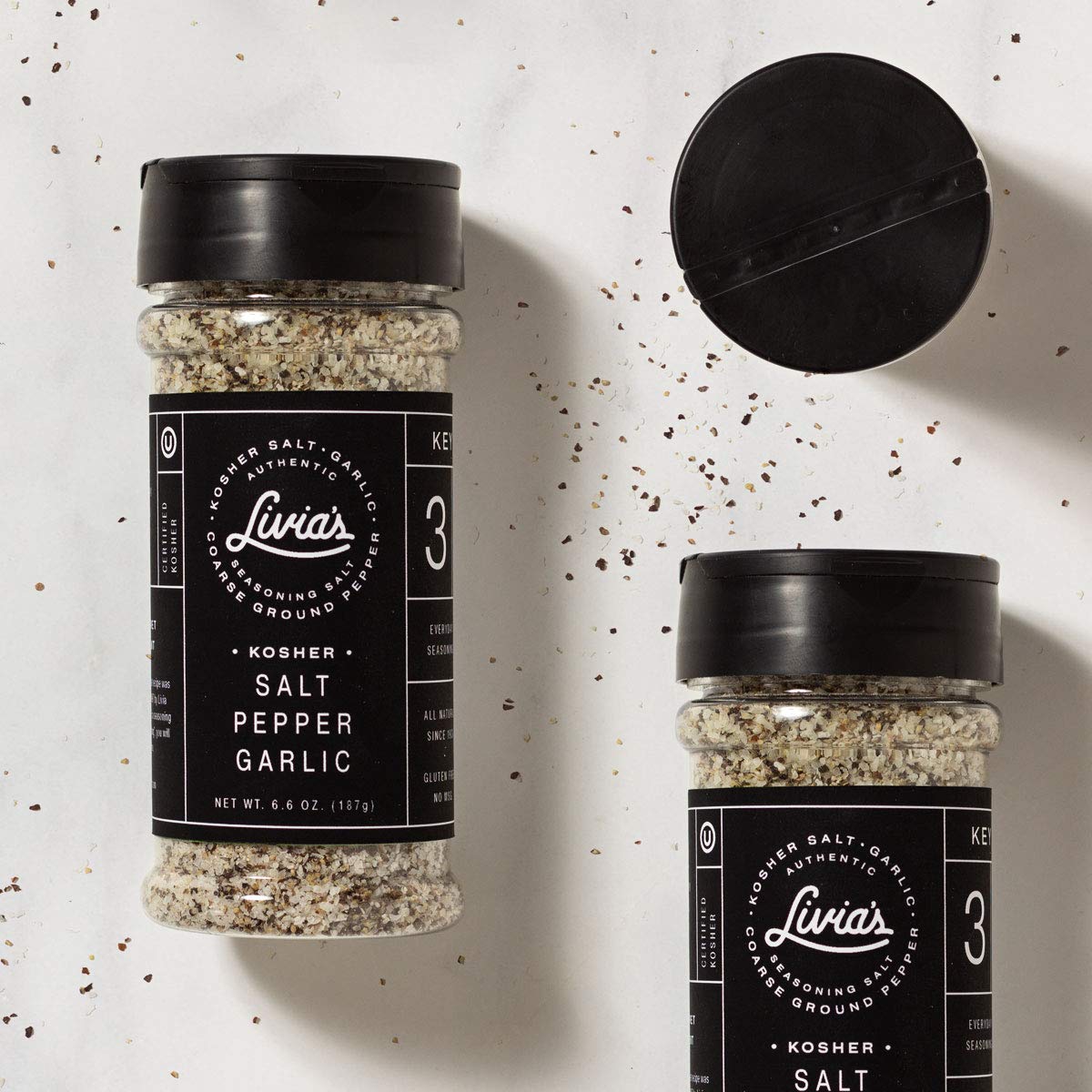 Livia’s Salt Pepper Garlic Seasoning chicken-glaze yields juicy poultry
