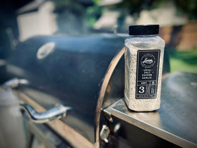 Chicken grilled with Livia's SPG for juicy, well-seasoned meat