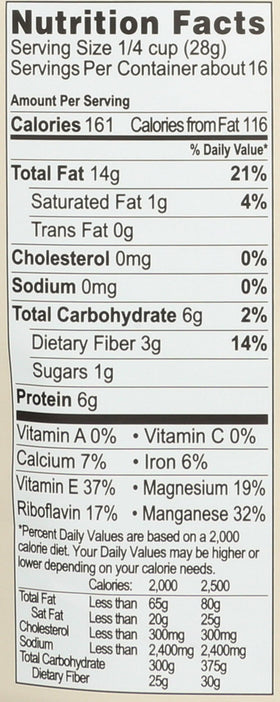 Living Intentions sprouted almonds in hand, ready for a handy snack.