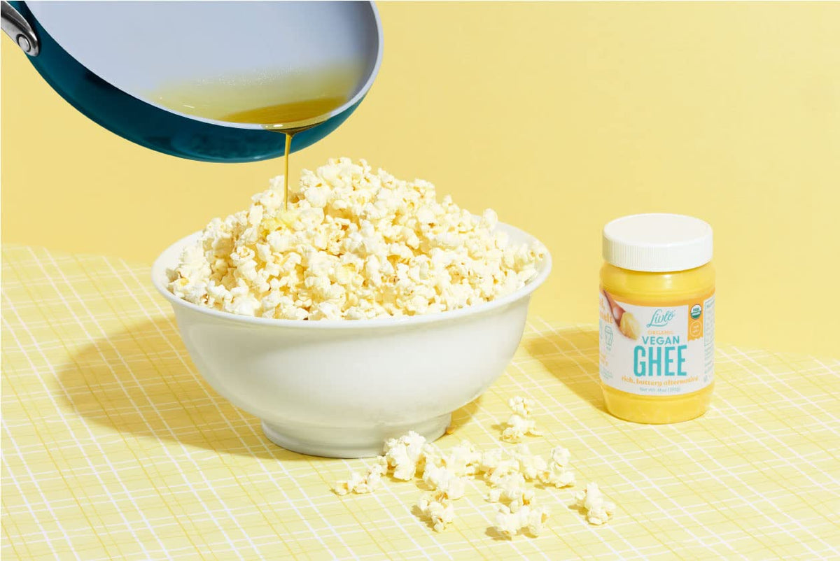 LIVLO Vegan Ghee ingredients coconut avocado, clean plant-based base.