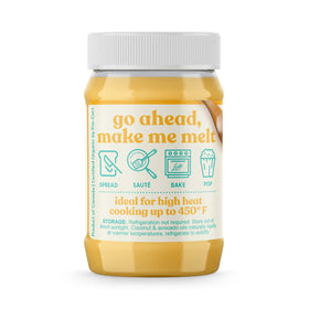 LIVLO Vegan Ghee spread on toast, creamy flavor without dairy.