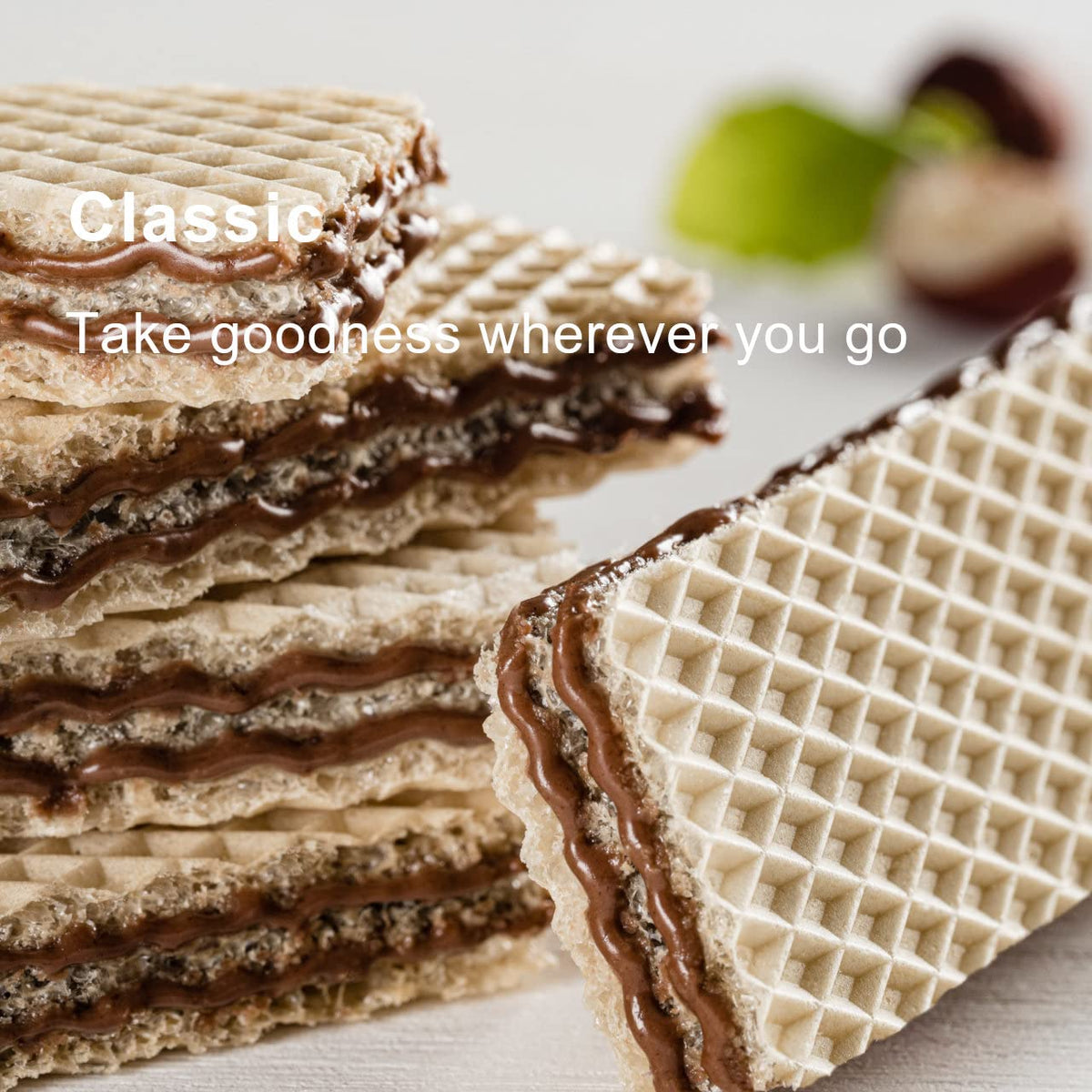 Loacker Classic Wafers Mix variety display showcasing multiple flavors.