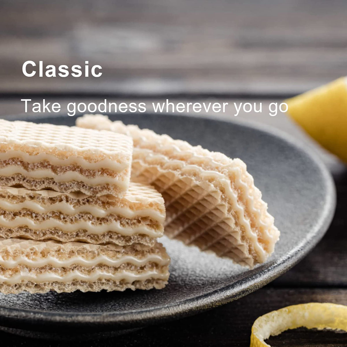 Loacker lemon-cream wafers: bright Sicilian lemons and delicate textures for afternoon tea.