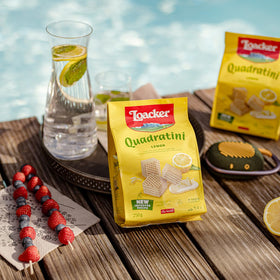 Loacker Quadratini in gift baskets, a sweet, shareable treat for holidays.