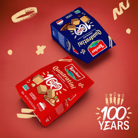 Loacker Quadratini large six-bag pack ready for family snacks.