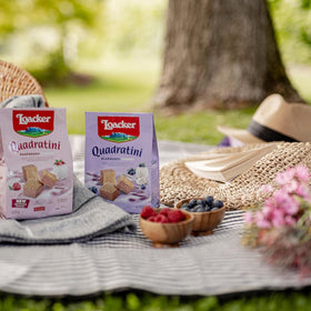 Loacker Quadratini Raspberry Yogurt dessert idea