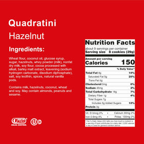 Loacker Quadratini resealable pouch keeps wafers fresh between snacks.