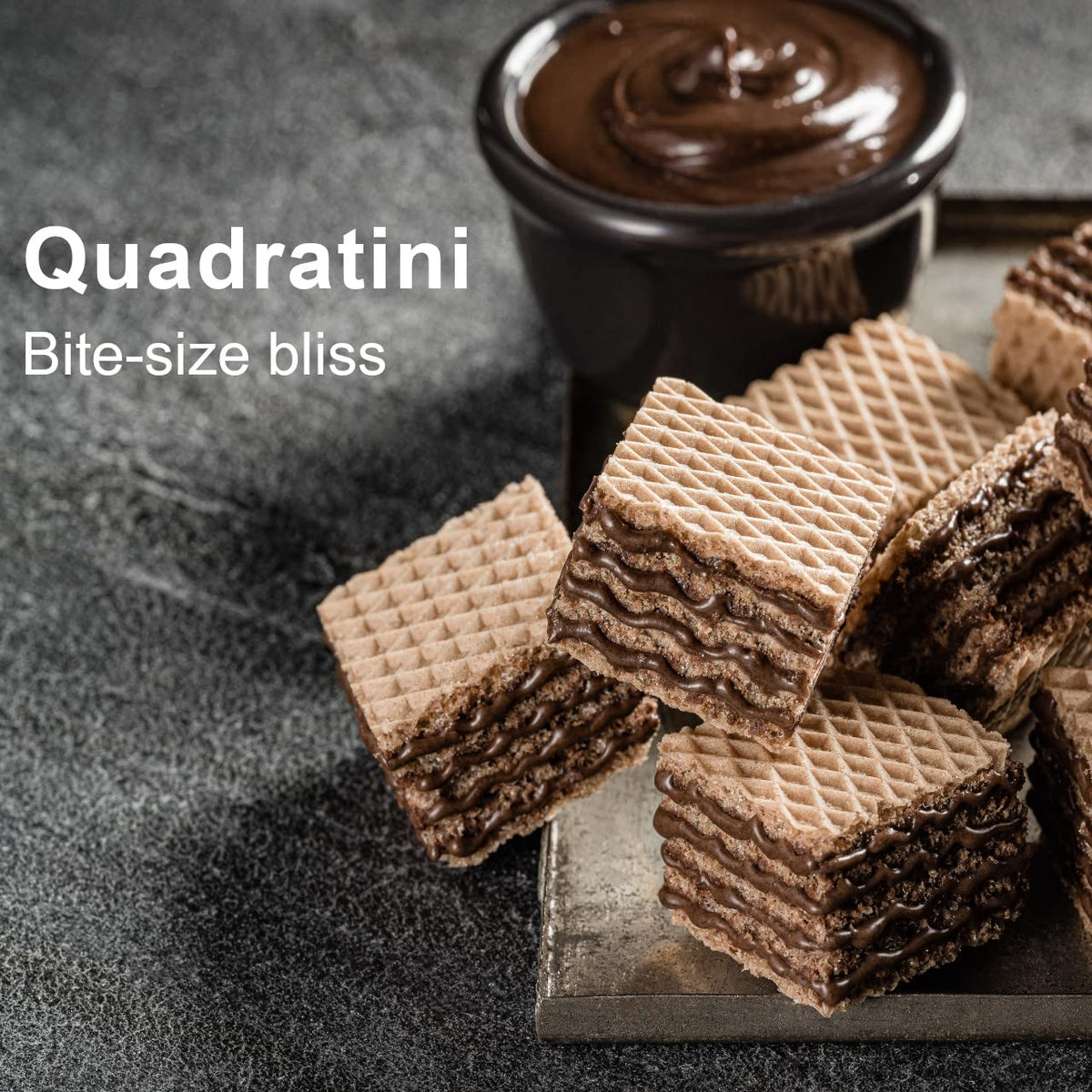 Loacker Quadratini with sustainably sourced cocoa from Ecuador.