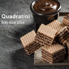 Loacker Quadratini with sustainably sourced cocoa from Ecuador.