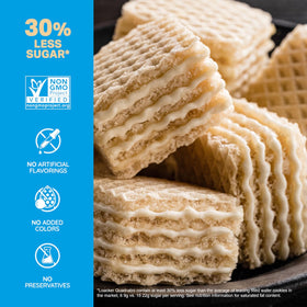 Loacker Quadratini Vanilla vanilla pods origin highlights sustainability program.