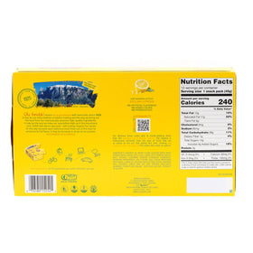 Loacker lemon wafers: versatile garnish for desserts and breakfast treats.