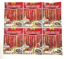 Lobo Thai Roast Red Pork Seasoning Mix packaging front for authentic flavor