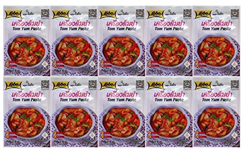 Lobo Tom Yum Soup Mix spicy 10-pack sachets for quick, flavorful meals