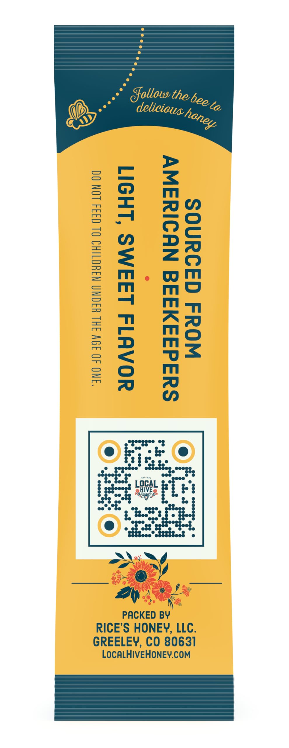 Local Hive Honey Packets No artificial ingredients support clean, simple sweetness.