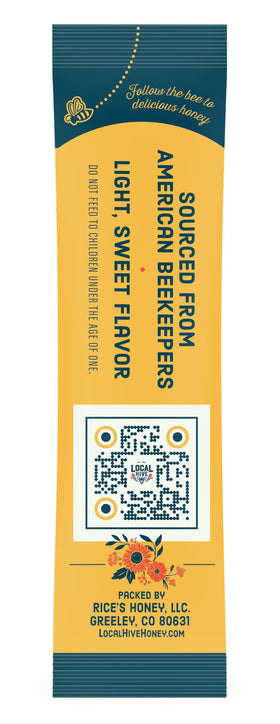 Local Hive Honey Packets No artificial ingredients support clean, simple sweetness.