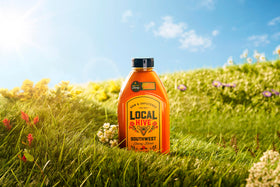 Baking glaze with Local Hive Southwest Honey provides a glossy finish.