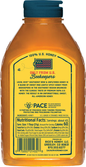 Pouring Local Hive Southwest Honey reveals natural sweetness for tea and toast.