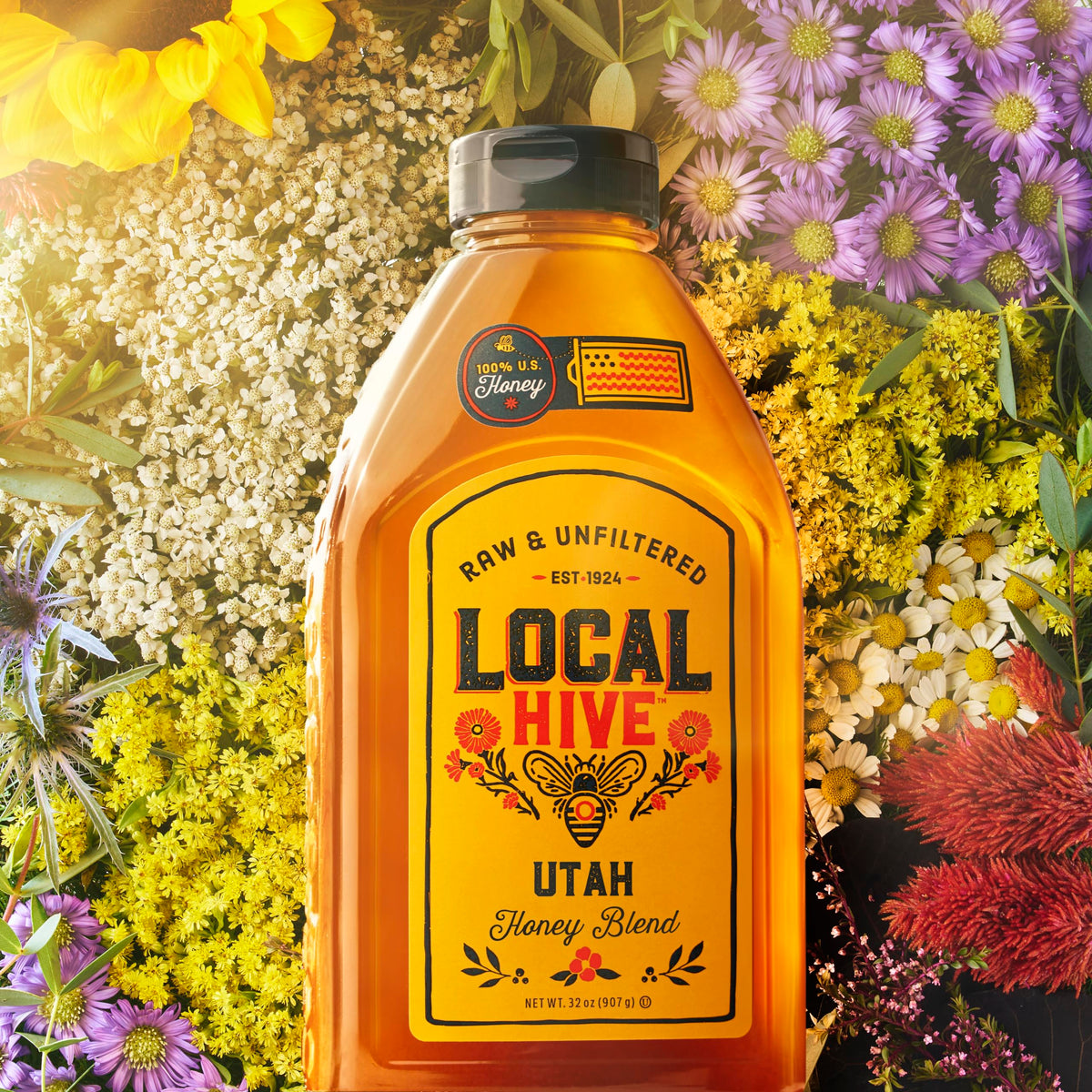 Local Hive Utah Honey packaging at Colorado facility for freshness.