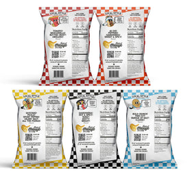 Local Style Chips Variety Pack box showcases 10 single-serve bags for sharing.