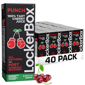 LockerBox PUNCH front view of the juice box, portable recovery for teams.