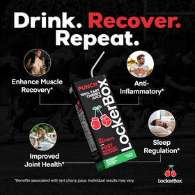 LockerBox PUNCH Informed Sport badge on packaging for trusted competition.