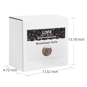 Versatile LOFE buckwheat hulls for cushions and pet beds