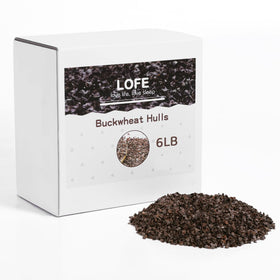 LOFE buckwheat hulls in a bag for pillow filling and cushions