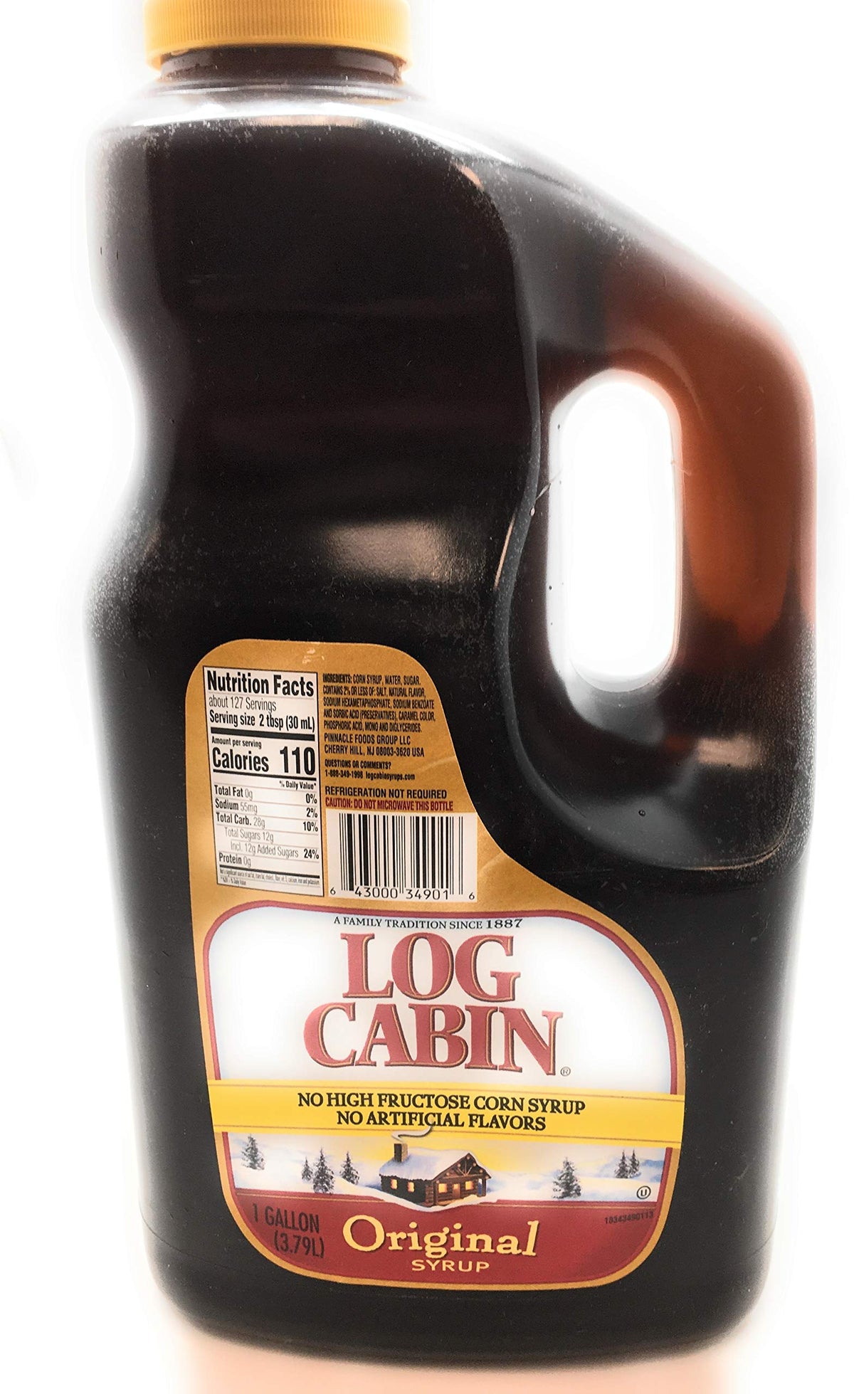 Log Cabin Original Syrup pancake-topping drizzle elevates morning treats.
