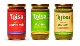 Loisa Sofrito Classic bottle ready to flavor soups and stews.
