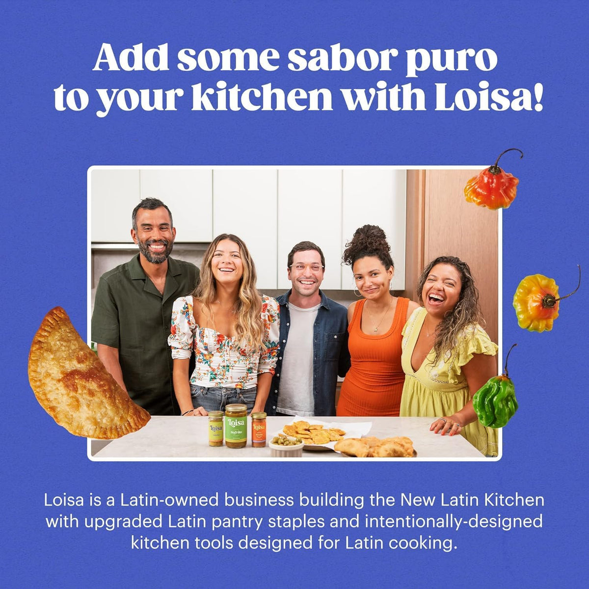 Loisa Sofrito Rojo two-pack on pantry shelf, shelf-stable Latin flavor.