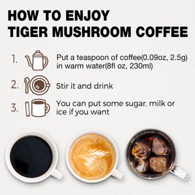 LOKO nature Five-mushroom blend ingredients — immune-support-inspired sipping.