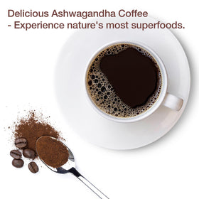 LOKO nature Tiger Ashwagandha Coffee desk morning routine setup
