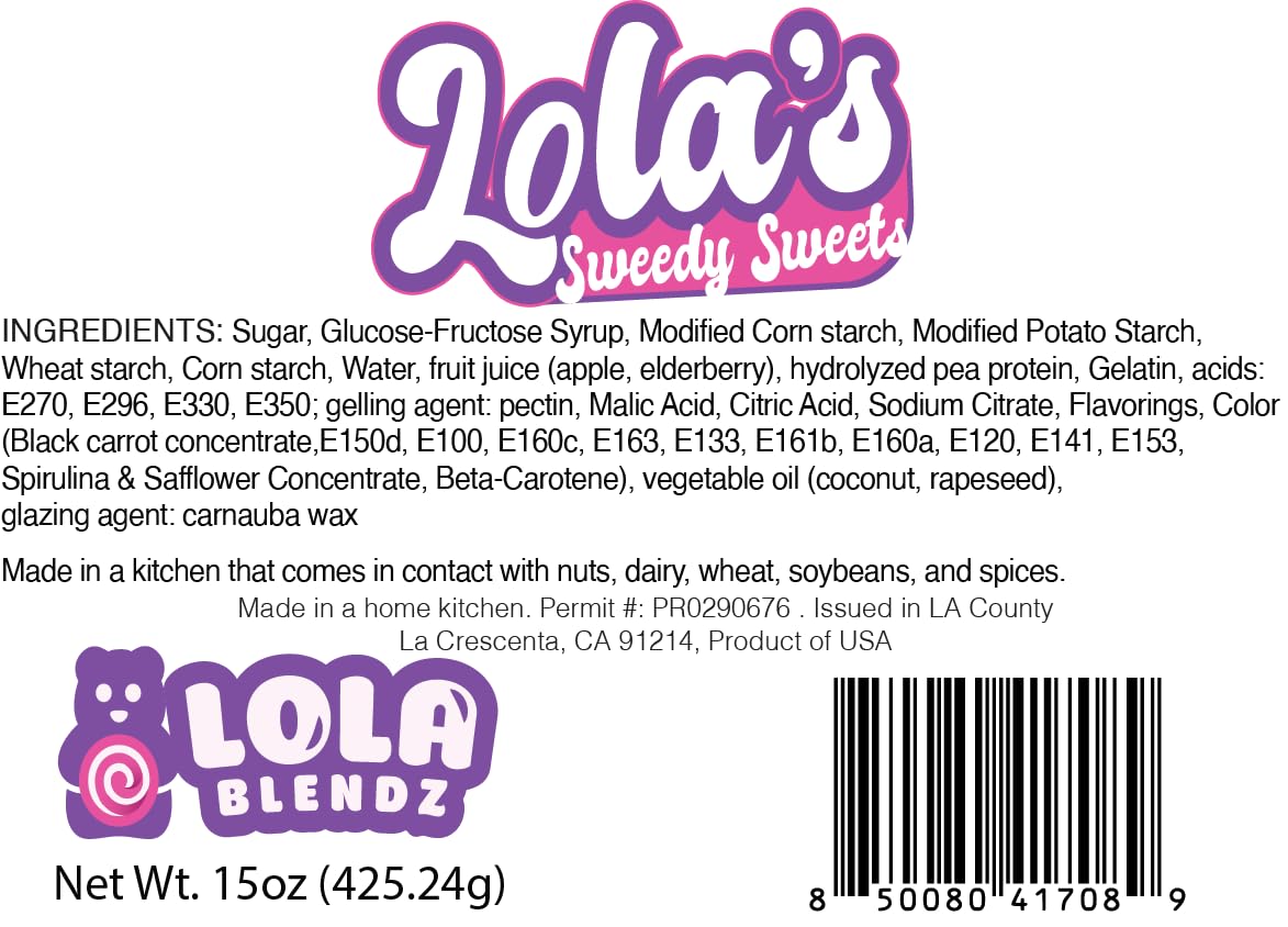 Lola Blendz spring table display enhances candy station appeal.