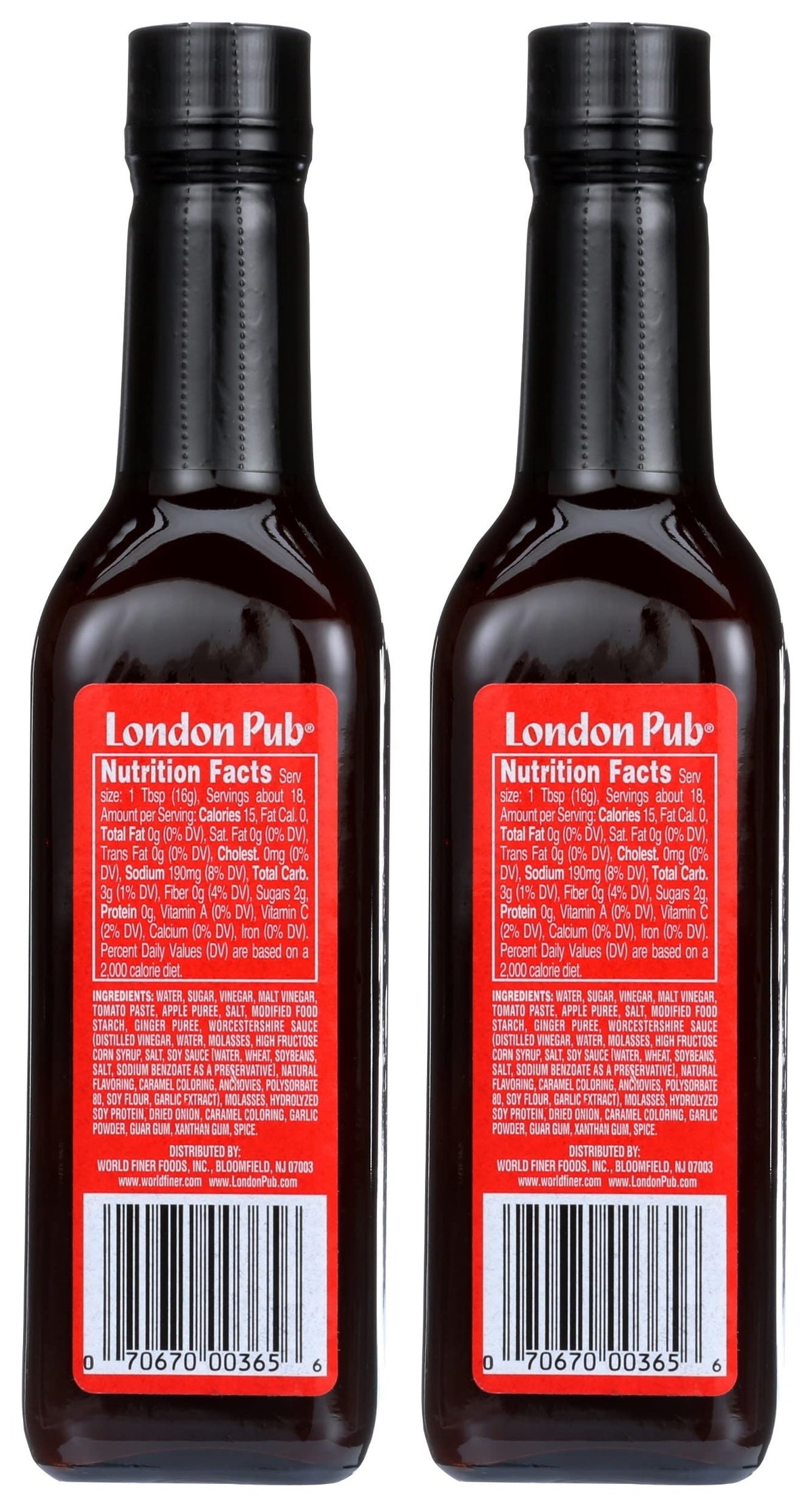 London Pub Sauce bottles close-up, ready to glaze at the grill