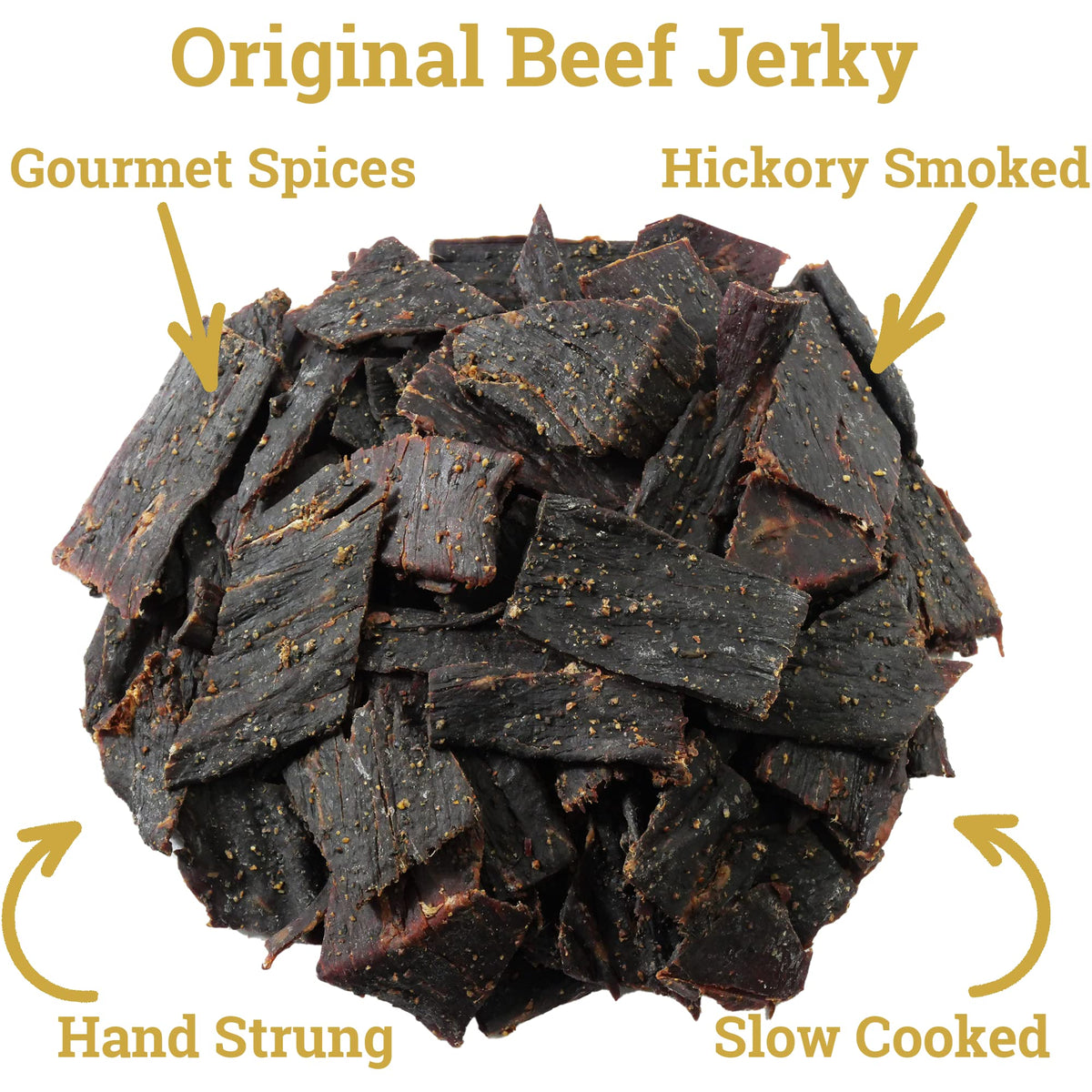 Lone Star jerky on a hiking trail for on-the-go snacking