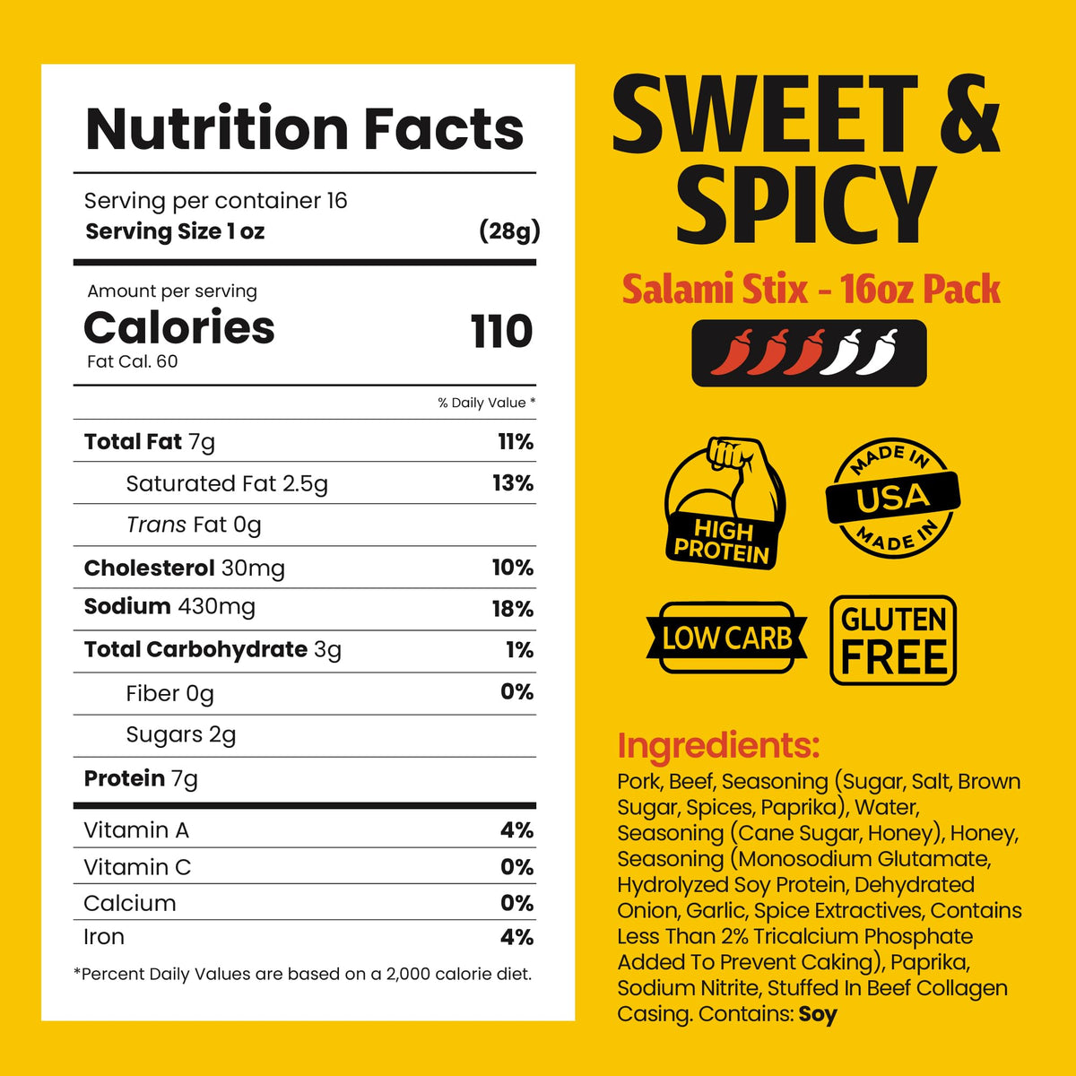 Long John Snacks dried salami sticks close-up showing premium texture and flavor.