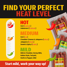 Long John Snacks protein-per-stick note highlights 10g protein per bite.