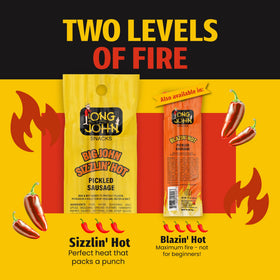 Individually packaged Long John Snacks sticks for mess-free snacking.