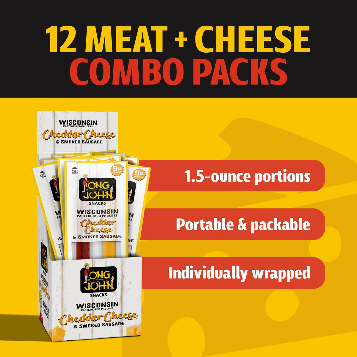 Long John Snacks long shelf-life keeps keto snacks ready anywhere.