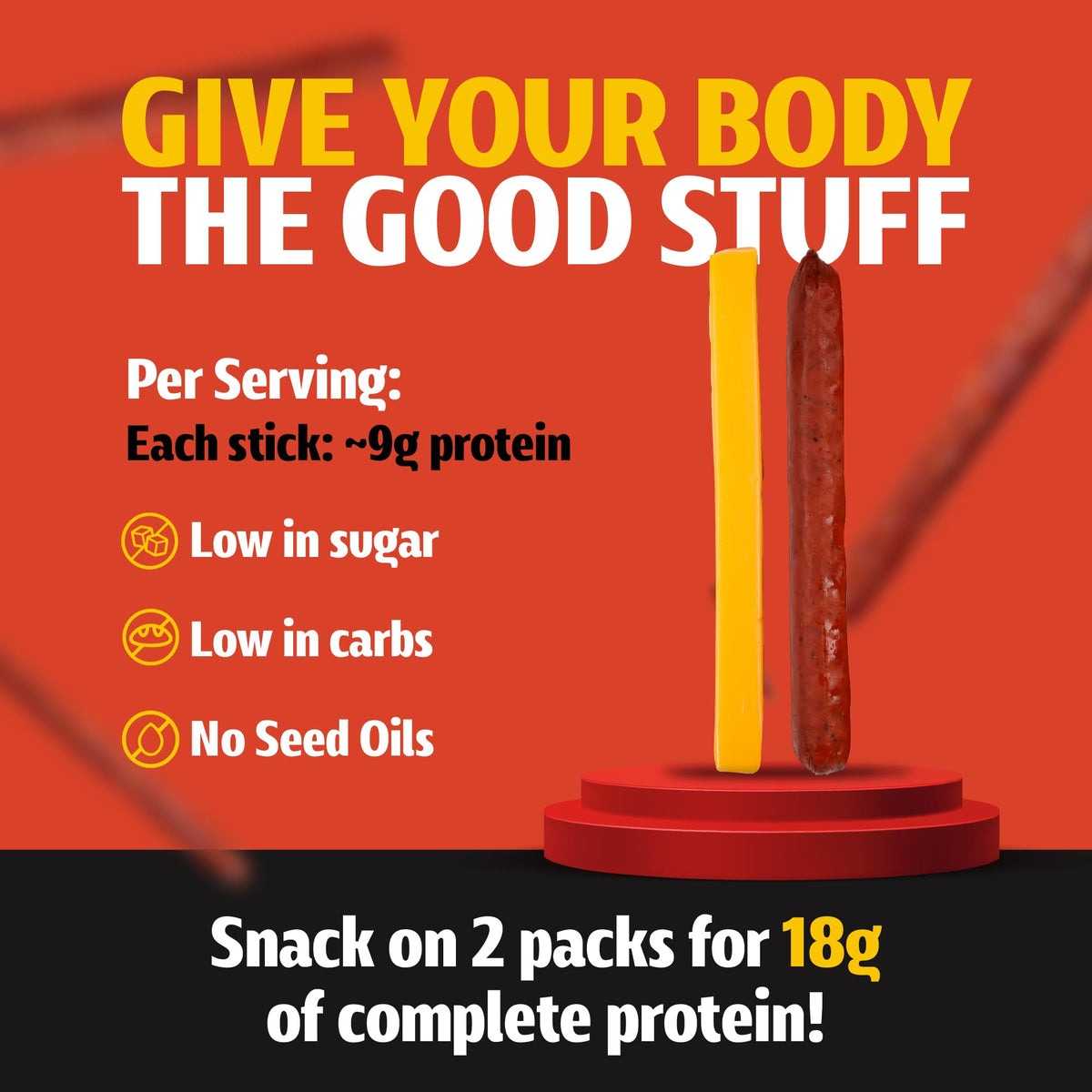 Long John Snacks on-the-go pack fits bags for quick protein boosts.