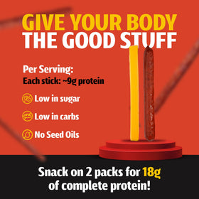 Long John Snacks on-the-go pack fits bags for quick protein boosts.