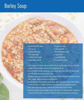 Long shelf life message with storage-friendly Pearl Barley display