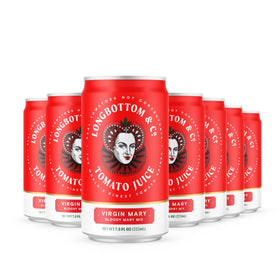 Longbottom & Co Virgin Bloody Mary Mix four-pack front view for premium tomato-based cocktails